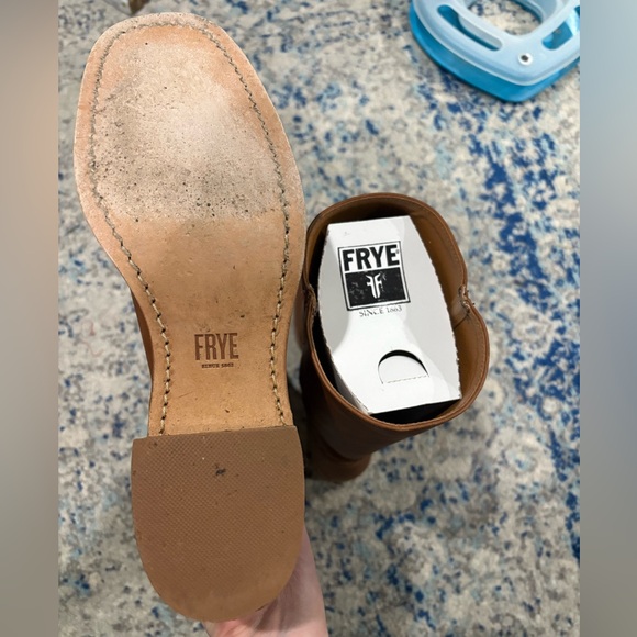 Frye Campus Tall Boots in Saddle - Picture 5 of 7